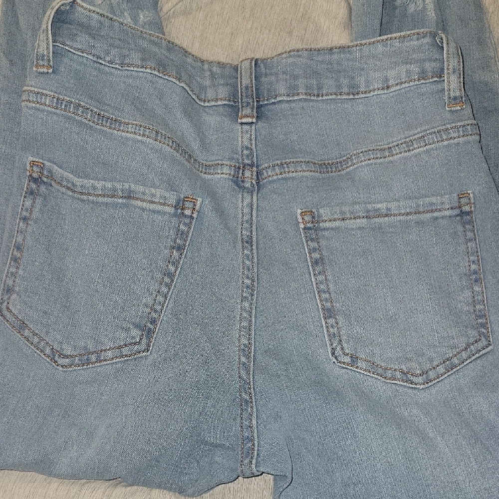 Distressed Blue Jeans - Picture 4 of 5